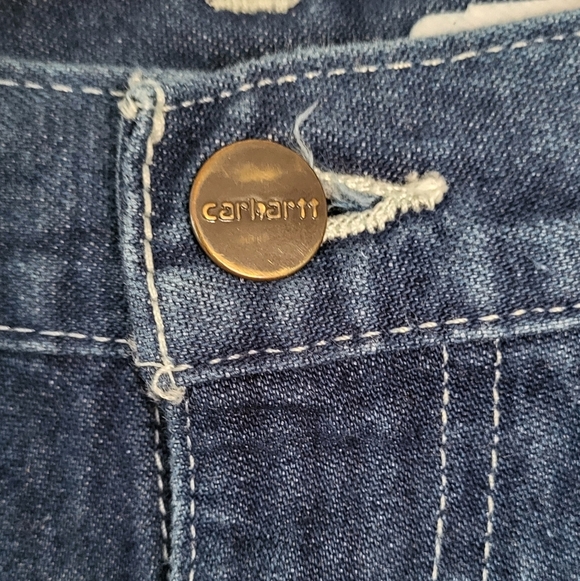 Carhartt Dungaree Cotton Carpenter Work Jeans - Picture 4 of 8